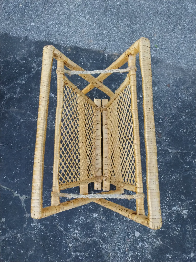 Boho Rattan Magazine Racks and Waste Basket image indicator(8)