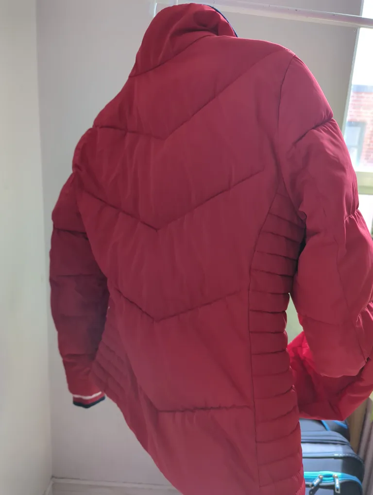 Tommy Hilfiger Red Puffer Jacket image indicator(2)