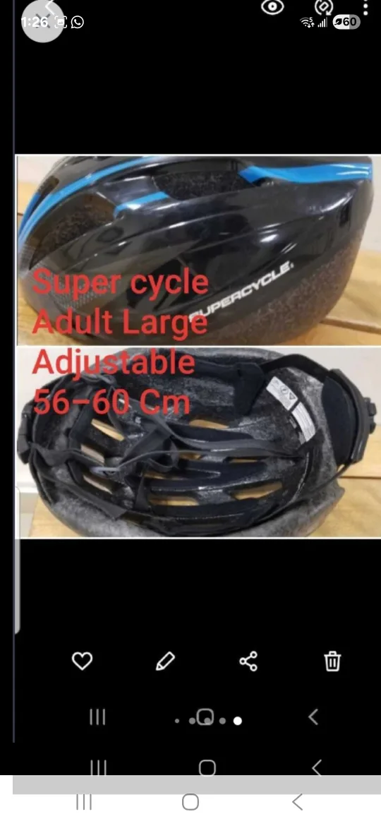 Bike Helmet,Bell,LED Light,Steel ULock,Cable Lock+Bike parts image indicator(6)