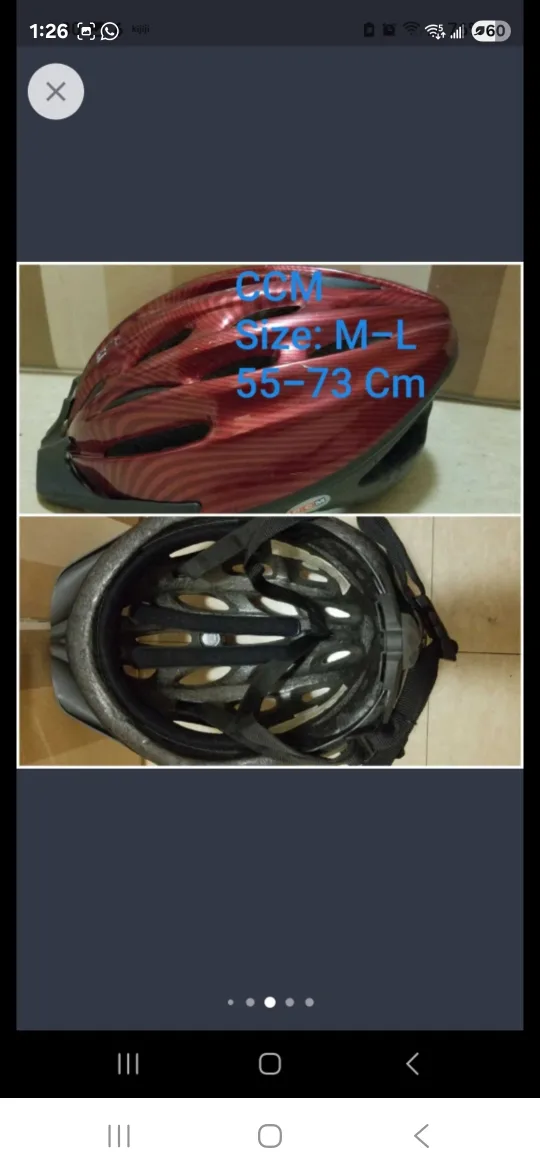 Bike Helmet,Bell,LED Light,Steel ULock,Cable Lock+Bike parts image indicator(8)