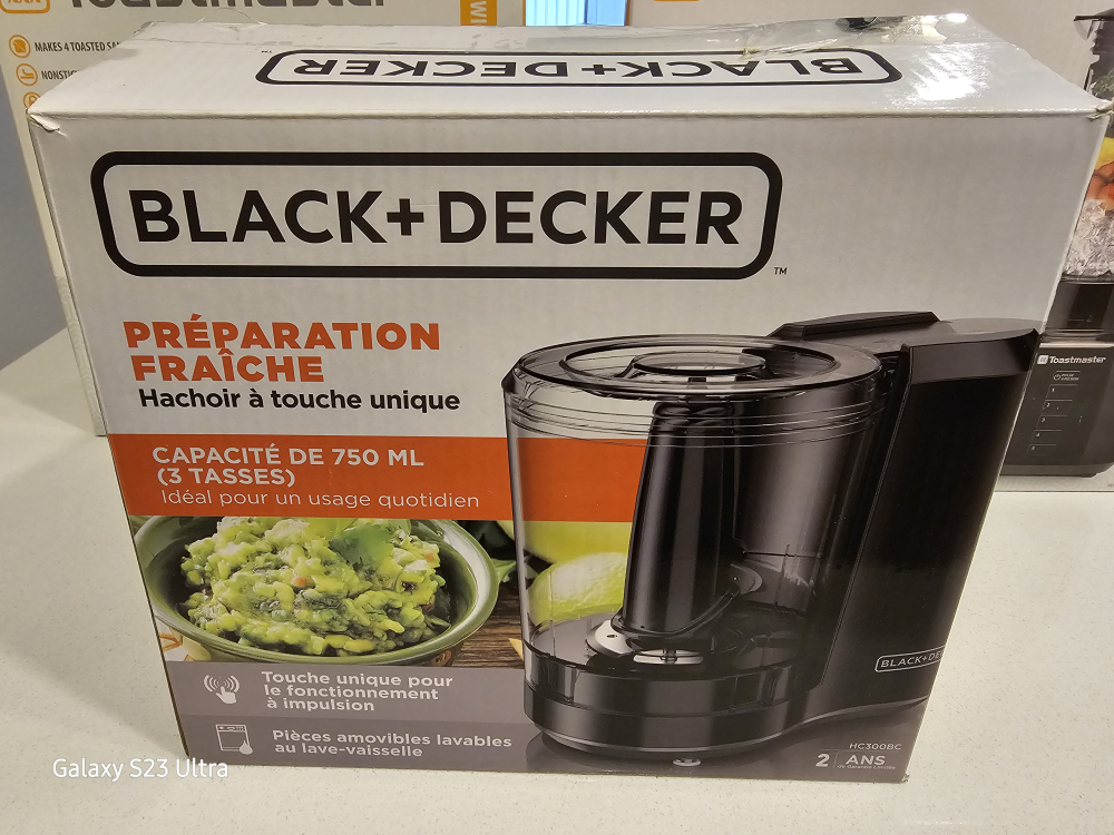 Black+Decker Food Chopper - Still in Box!