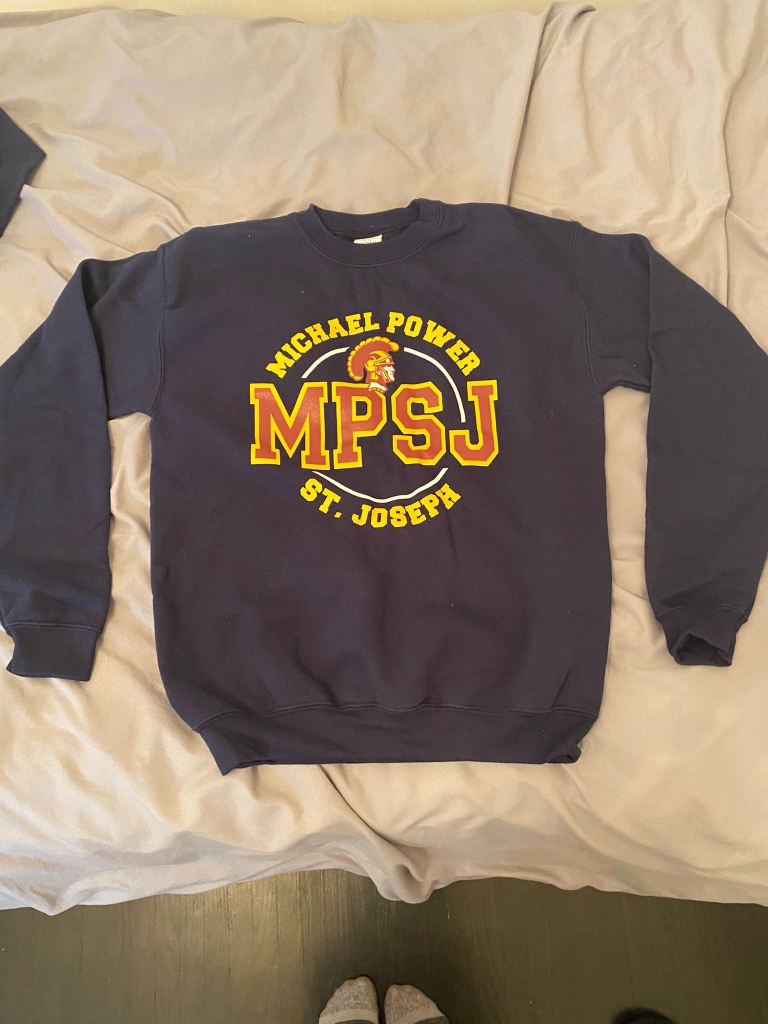 MPSJ McCarthy Navy Blue Crewneck Youth XL