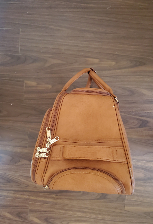 Rolling Suitcase Luggage - Brown - photo 2