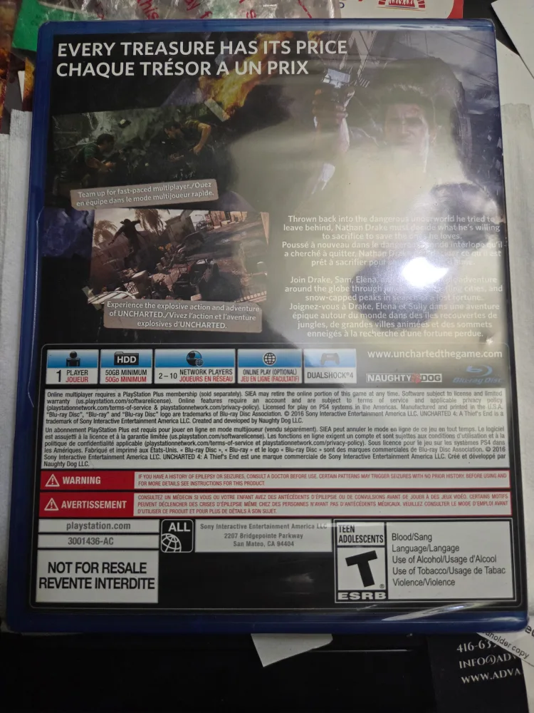 Uncharted 4: A Thief's End - PS4 Game image indicator(3)