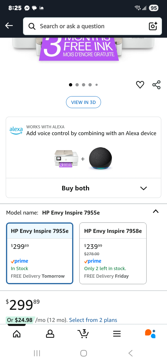 New HP Envy Inspire 7955e Printer - photo 3