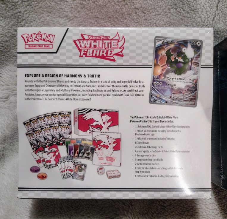 Pokemon Center Black Bolt White Flare ETBs - photo 5