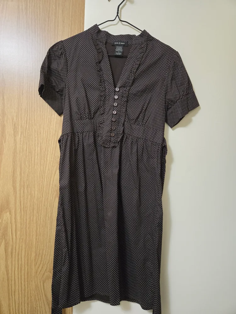 Brown Polka Dot Summer Dress thumbnail