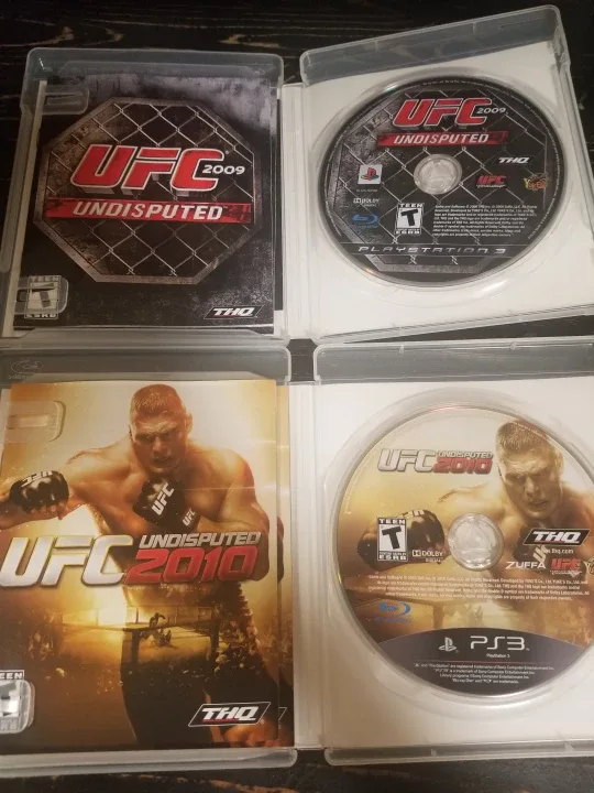 PlayStation 3 UFC 2009 2010 Undisuputed both games CIB Ps3 image indicator(2)