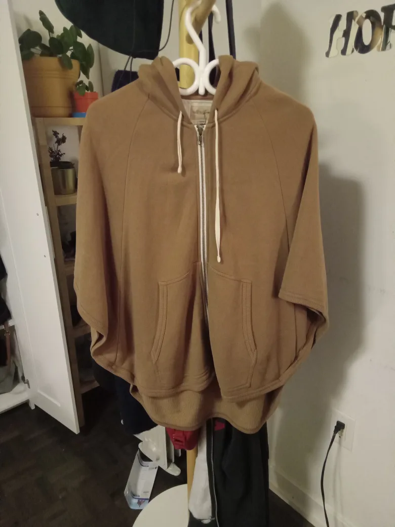 Wilfred Free Brown Cape Hoodie - Size XS thumbnail