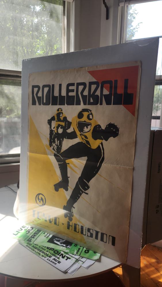 Rollerball Original Promo Poster for 1975 Film [collectible]