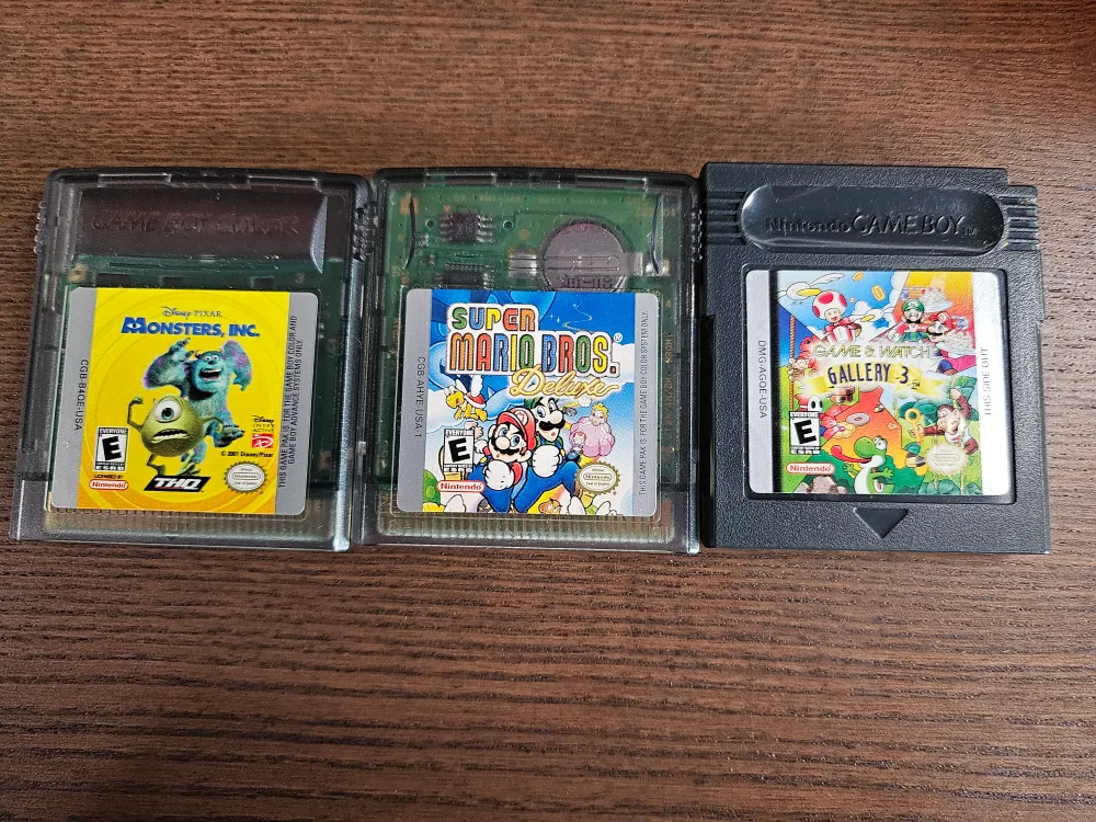 Nintendo Game Boy Games: Monsters Inc, Mario Bros, Gallery 3 thumbnail