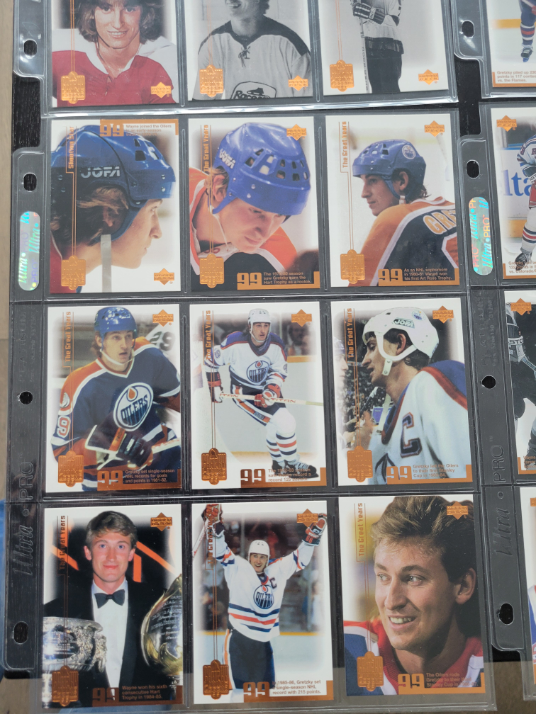 Wayne Gretzky Upper Deck 1-99  Hockey Cards, poster, etc - photo 5