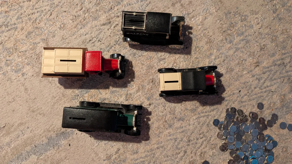 Watkins Diecast Coin Bank Truck Collection image indicator(2)