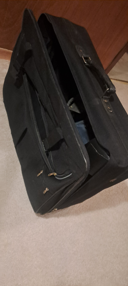 Black Wheeled Garment Bag