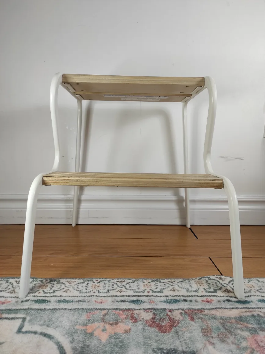 IKEA Bekväm Step Stool - White thumbnail