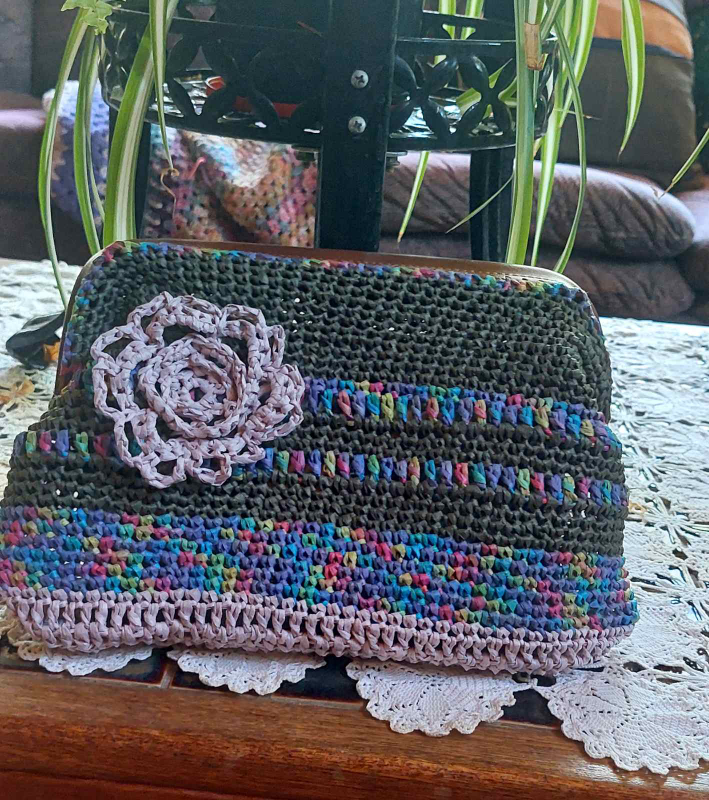 Handmade Crochet Clutch Purse