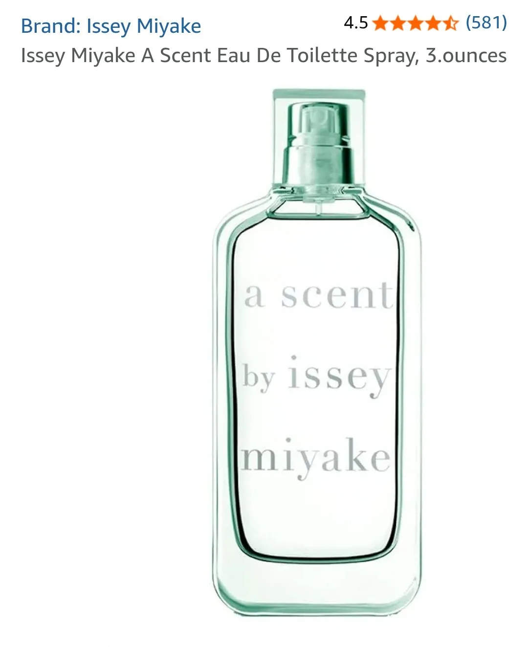 Issey Miyake A Scent Eau De Toilette Spray, 3 oz thumbnail