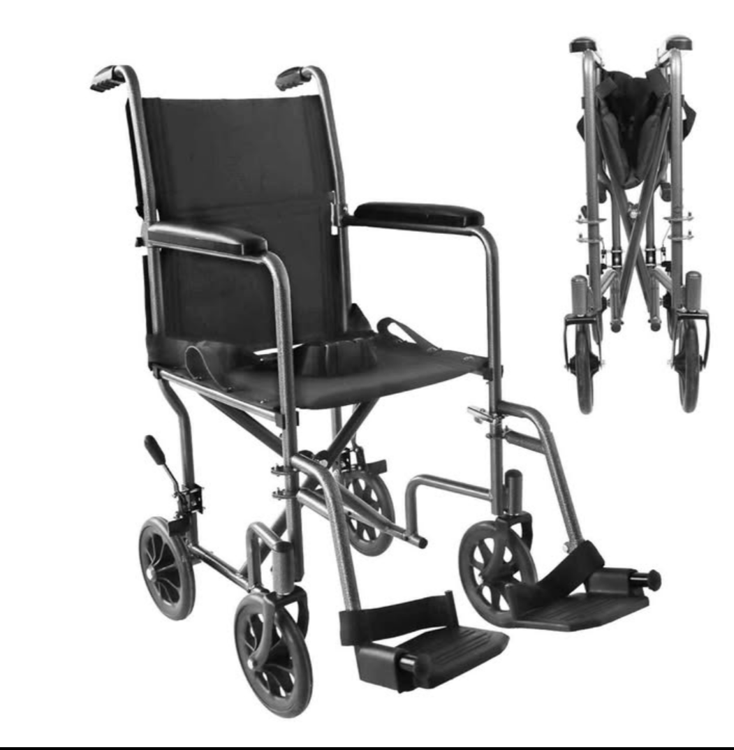 Foldable Transport Wheelchair