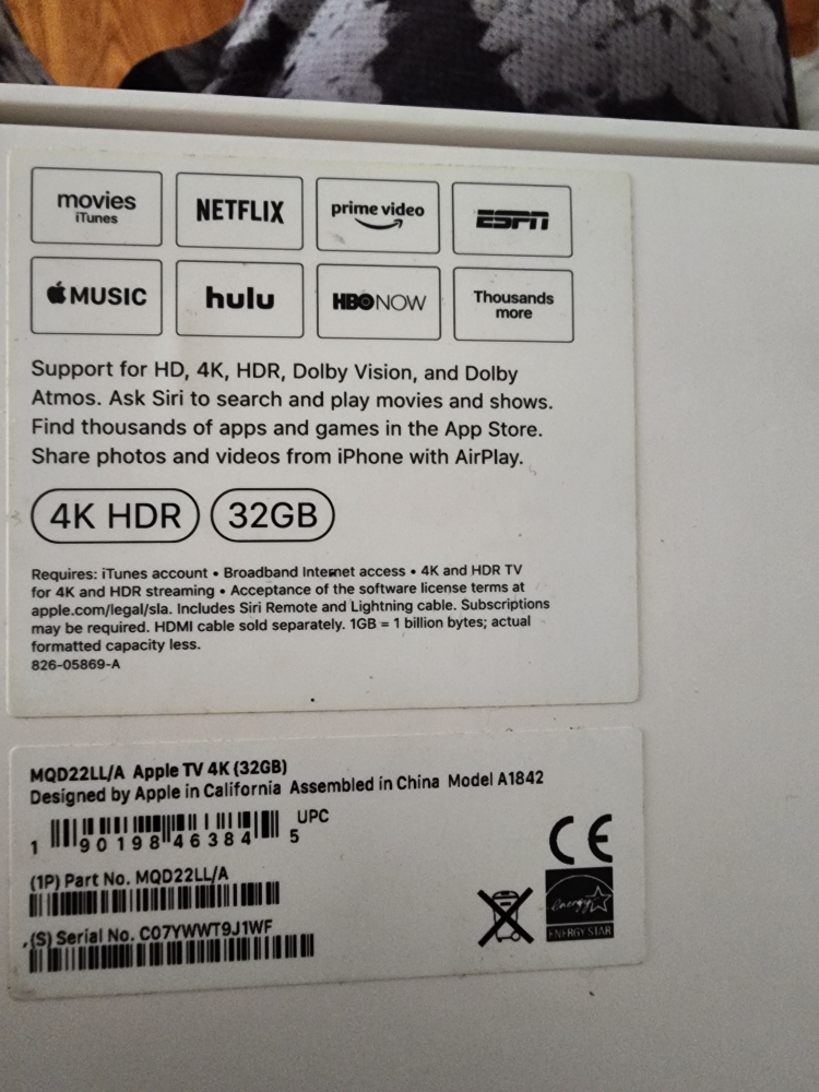 Apple TV 4K 32GB - Like New! - photo 2