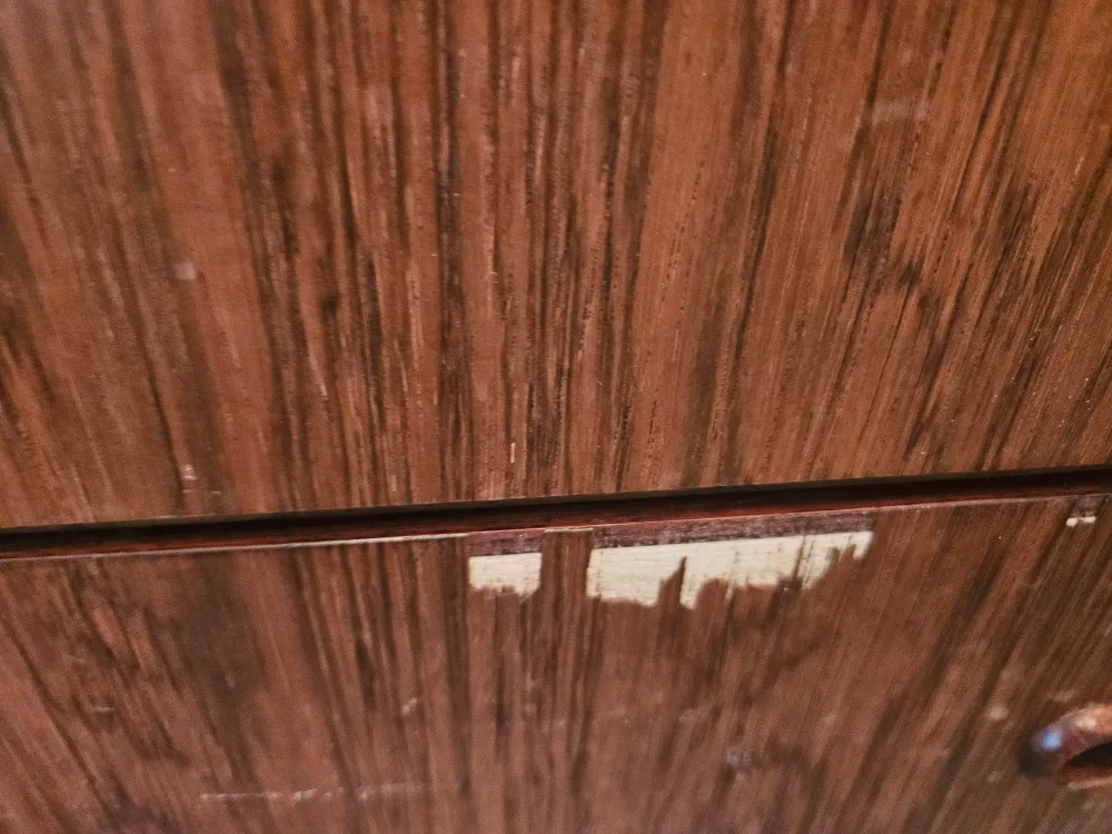 Wooden mcm teak dresser with 9 drawers image indicator(3)