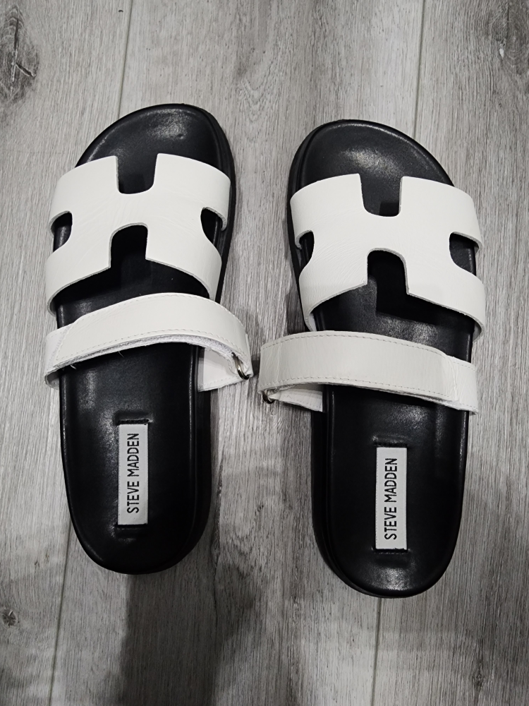 Steve Madden White Sandals