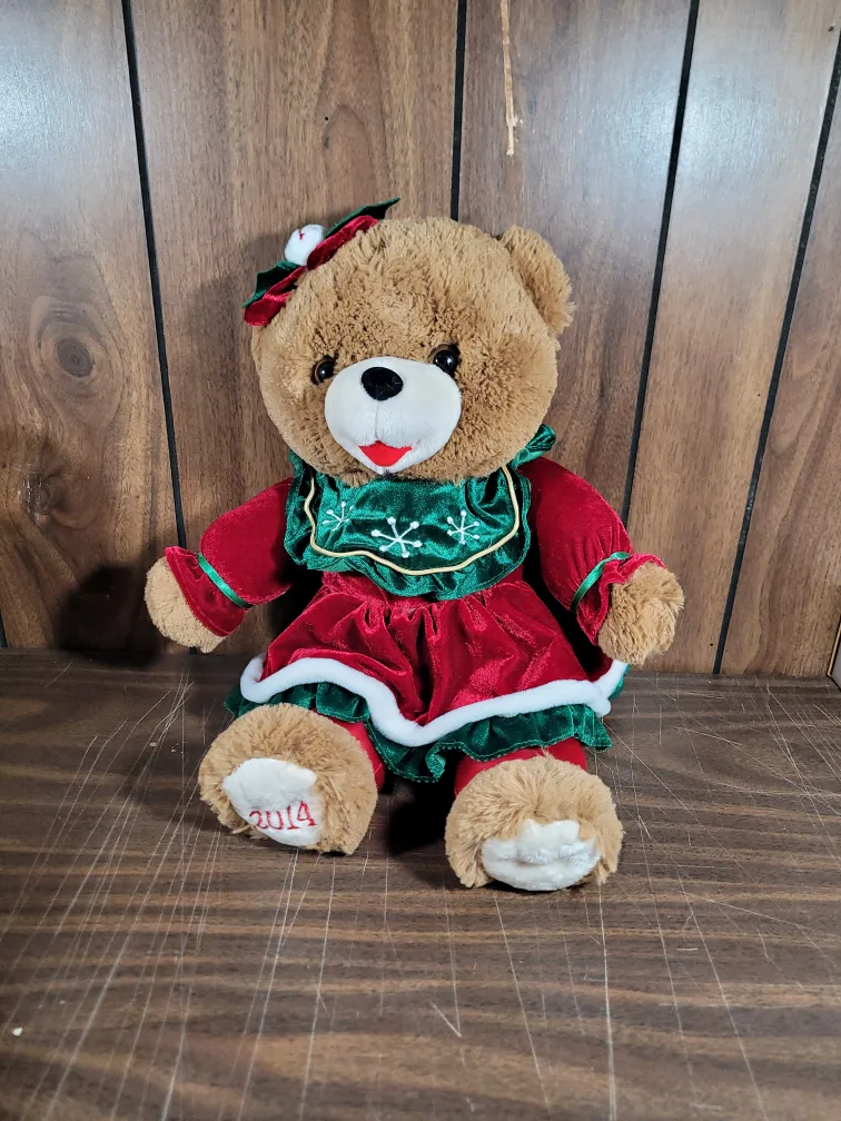 Christmas Holiday Teddy Bear - 2014 Approx. 22" tall thumbnail