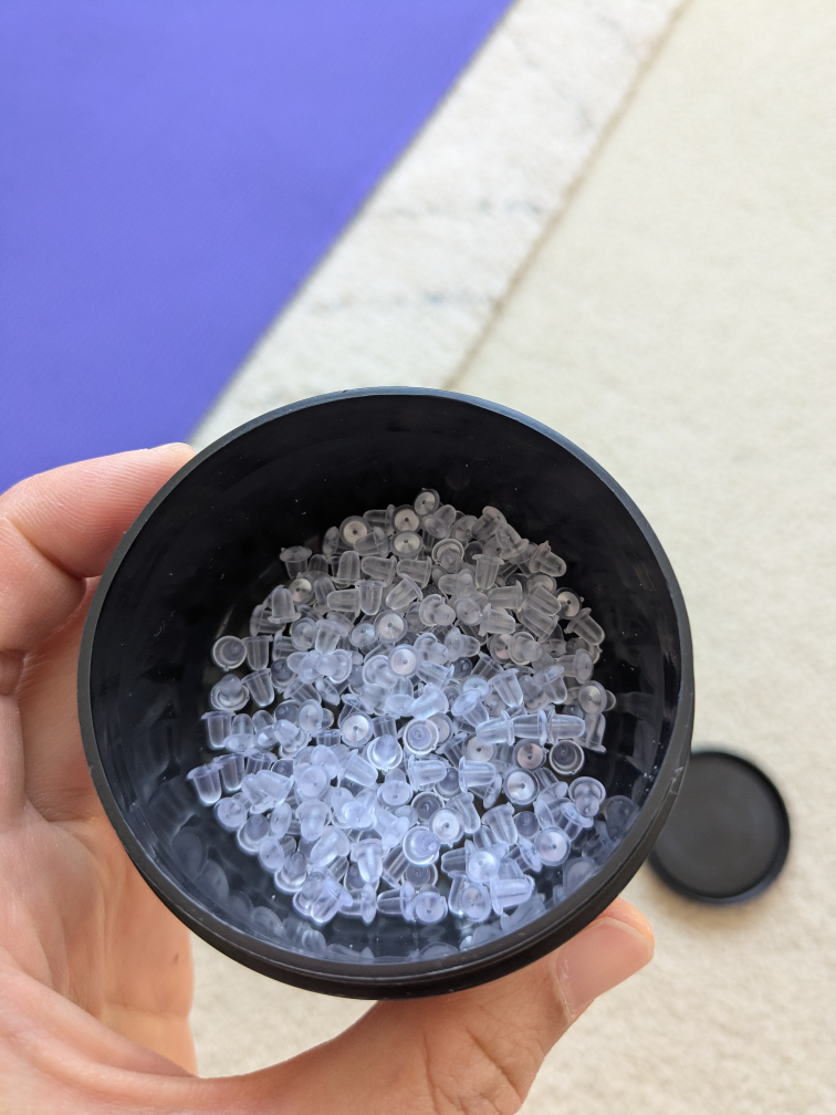 Earring Backers - Clear Silicone