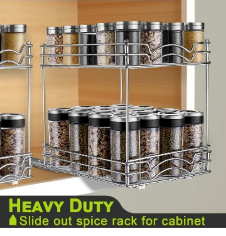 Slide Out Spice Rack for Cabinet - New in Box image indicator(3)