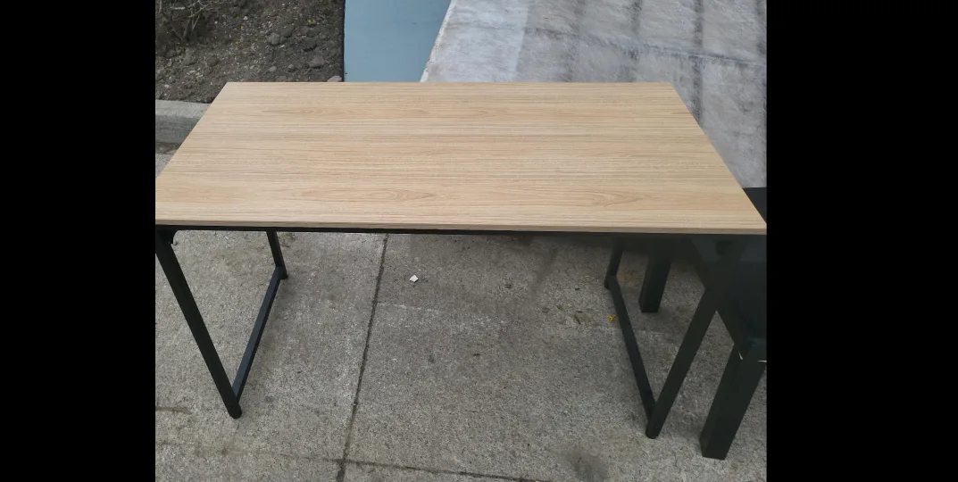 Modern minimalist computer desk metal legs thumbnail