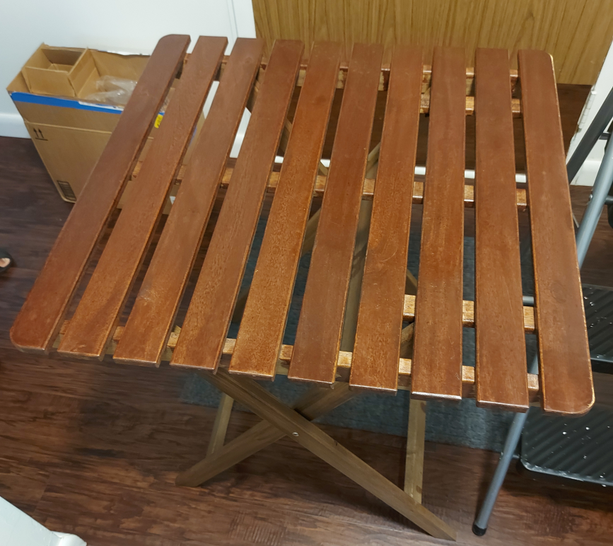 IKEA Folding Table - Brown Wood