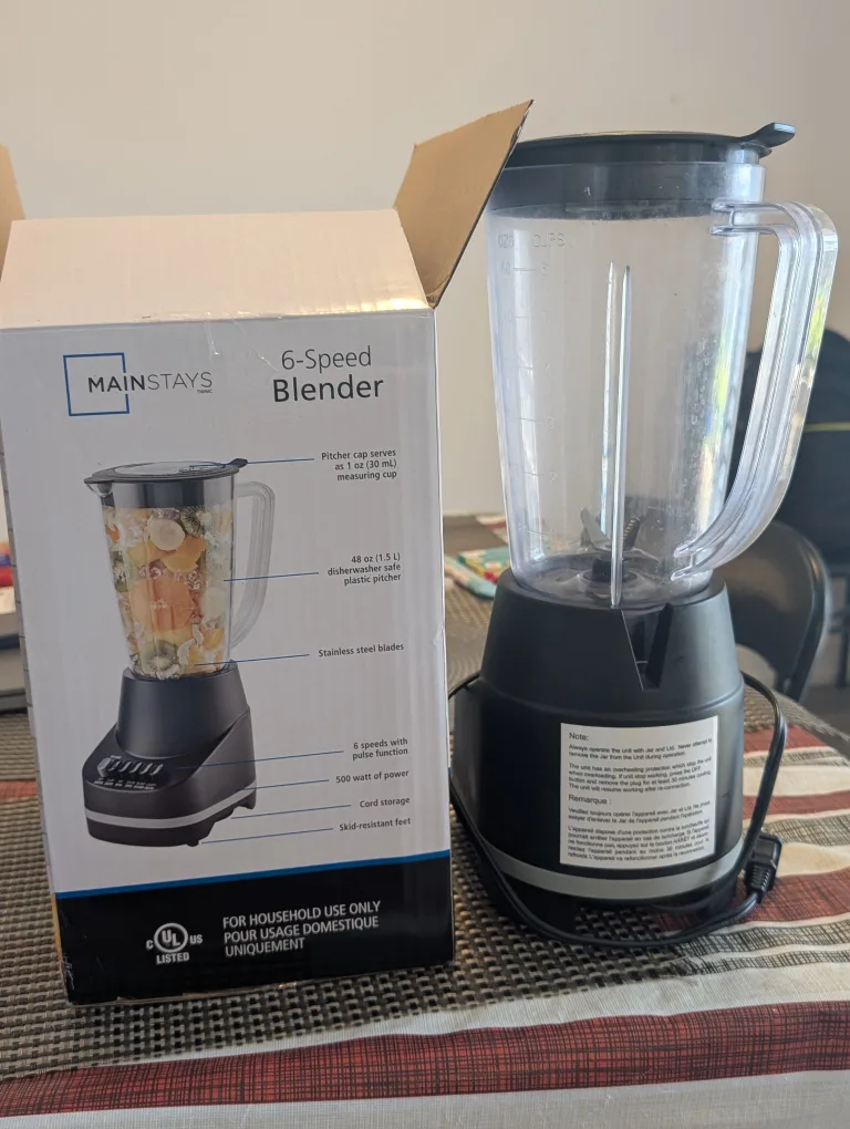 Mainstays 6-Speed Blender thumbnail