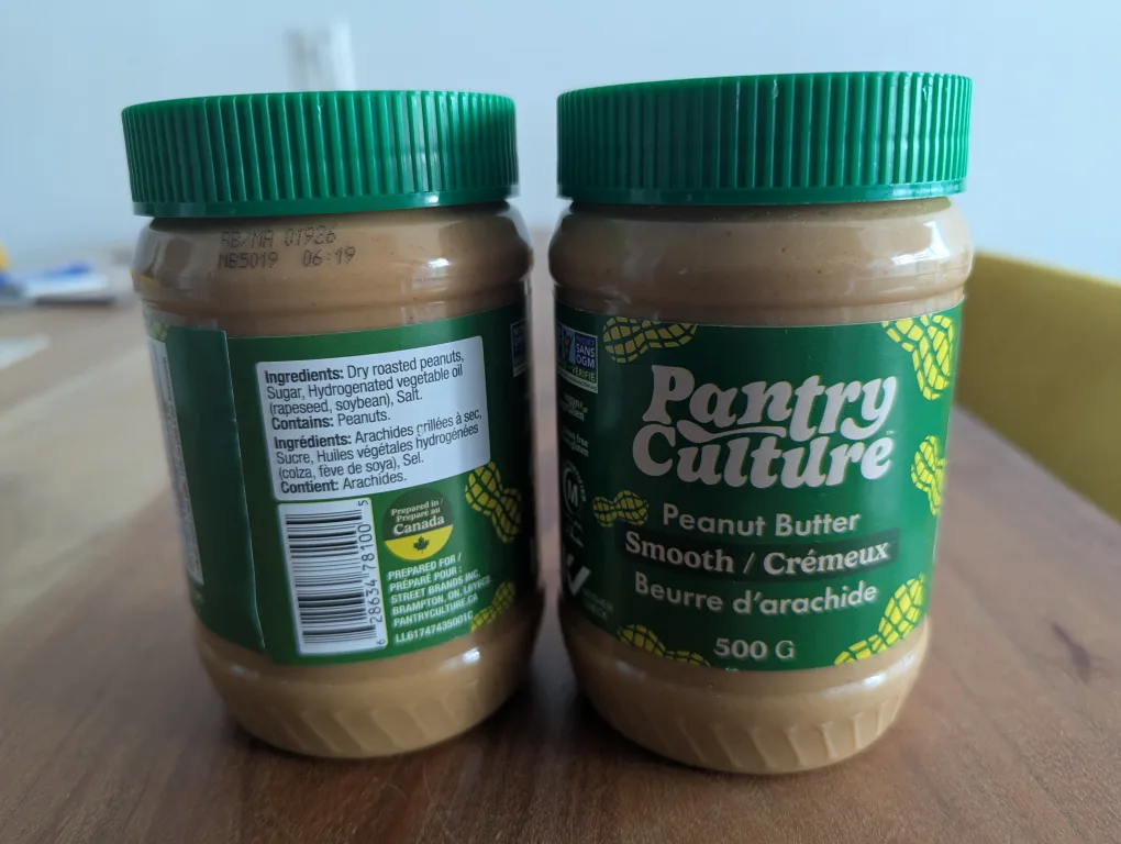 New Pantry Culture Smooth Peanut Butter - 500g thumbnail