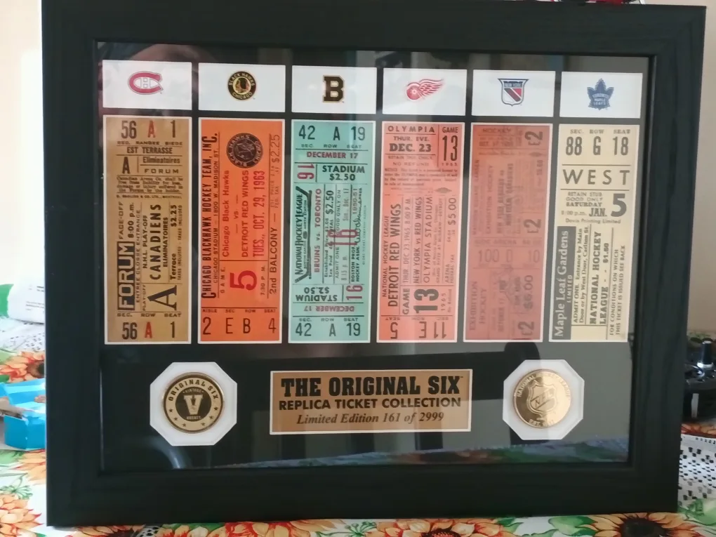 The Original Six Replica Ticket Collection image indicator(2)