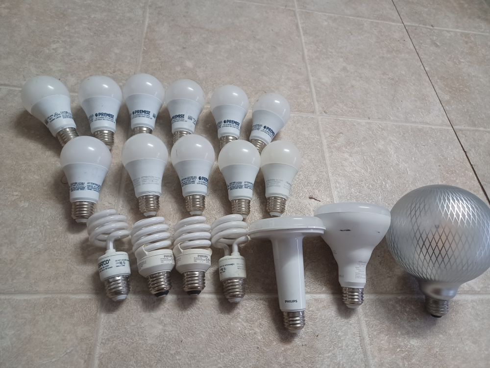 Assorted LED Light Bulbs