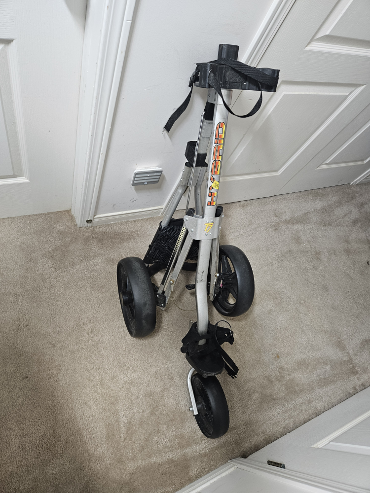 Hybrid T7 3 Wheel Golf Push Cart - Foldable - photo 4