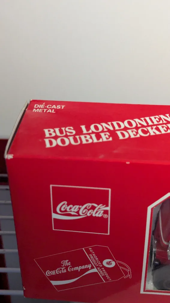Coca-Cola Die-Cast London Double Decker Bus MIB image indicator(4)