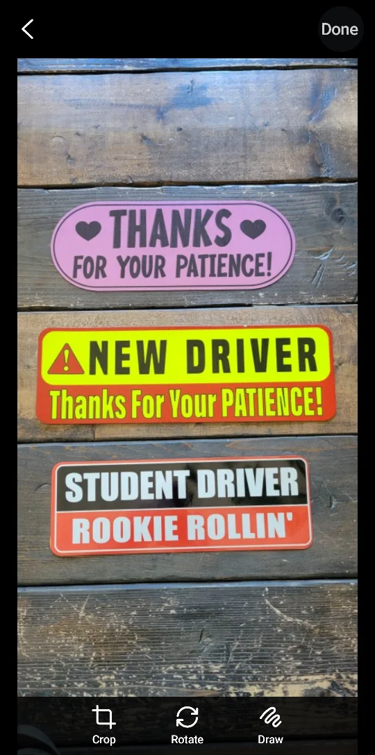 Driver Safety Car Magnets - New & Student Driver thumbnail