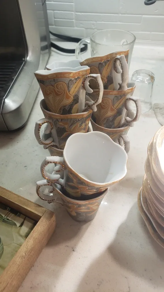 Floral Arabic coffee cup image indicator(2)