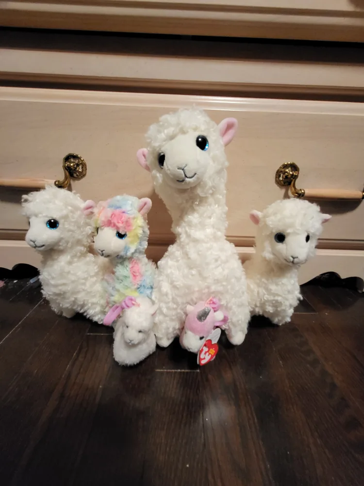 Ty Beanie Babies Llama Plush Lot thumbnail