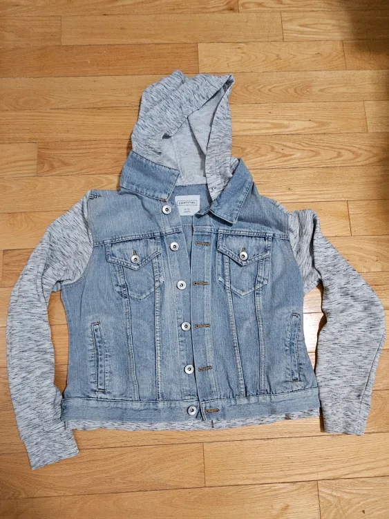 Denim Jacket with Hood XL/TG thumbnail