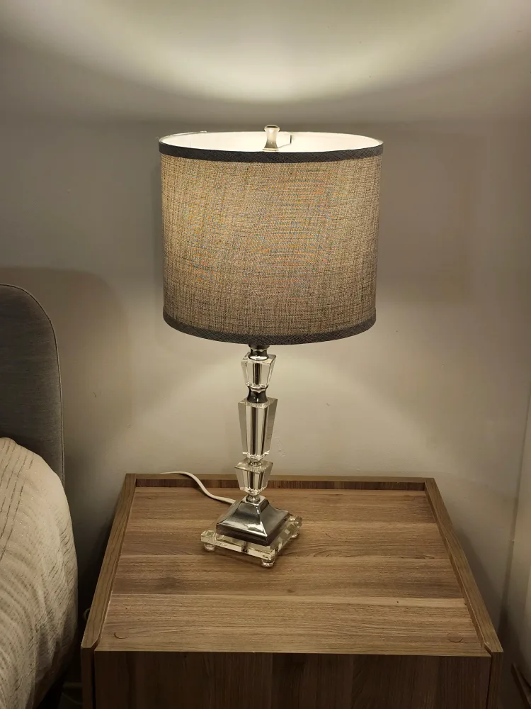 Table Lamp with Linen Shade thumbnail