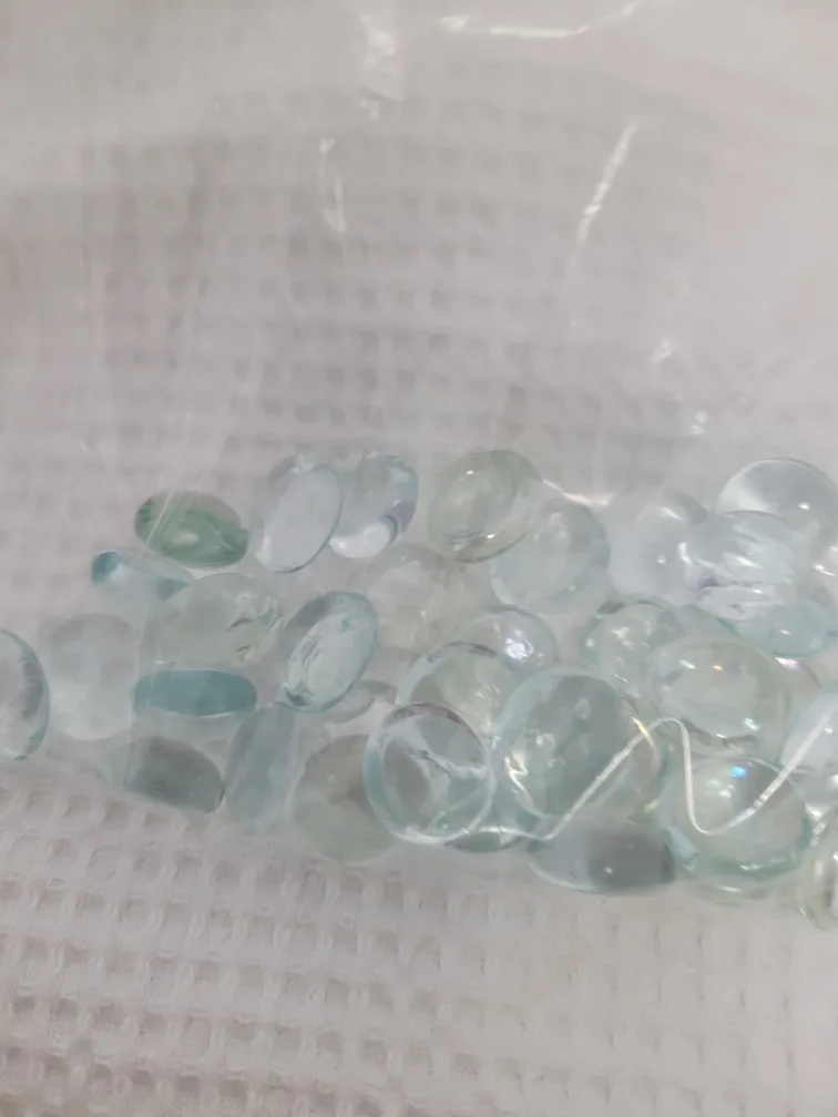 Decorative Clear Glass Stones/Disks 🇨🇦 thumbnail