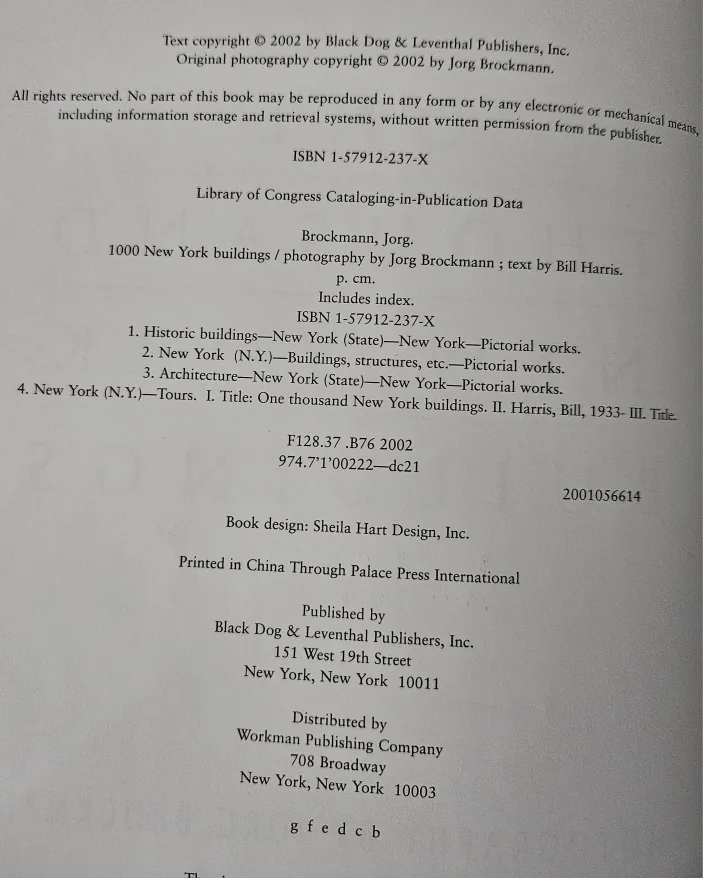 One Thousand New York Buildings Hardcover Book image indicator(4)