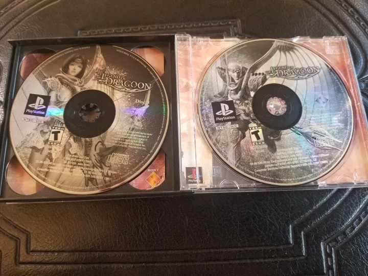 PlayStation 1 Legend Of Dragoon Complete 4 discs manual Ps1 image indicator(4)