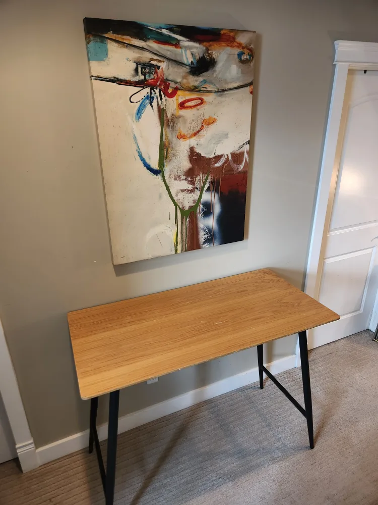 TALL desk, bar table or standing work surface. thumbnail