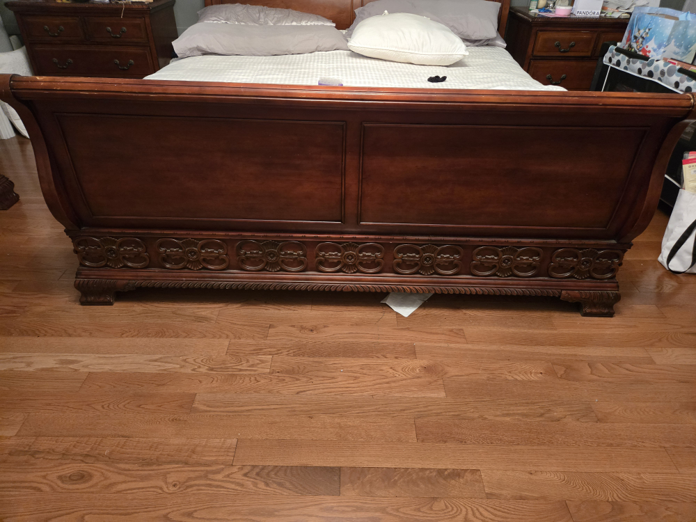 Ornate Wooden Bed Frame - photo 2