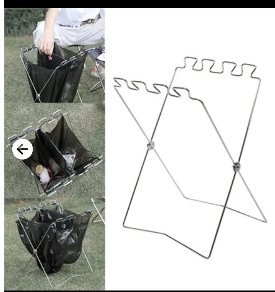 New YUNNUO Stainless Steel Garbage Bag Holder thumbnail
