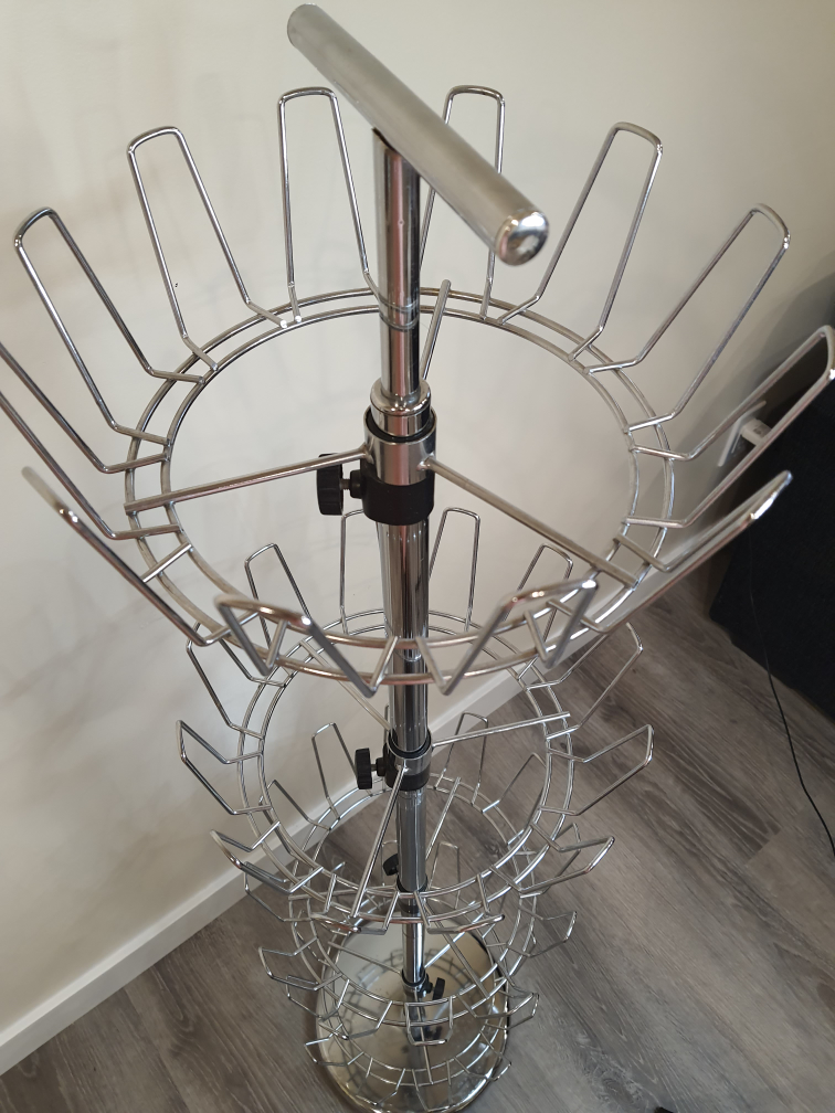 Chrome Rotating Shoe Rack - photo 2