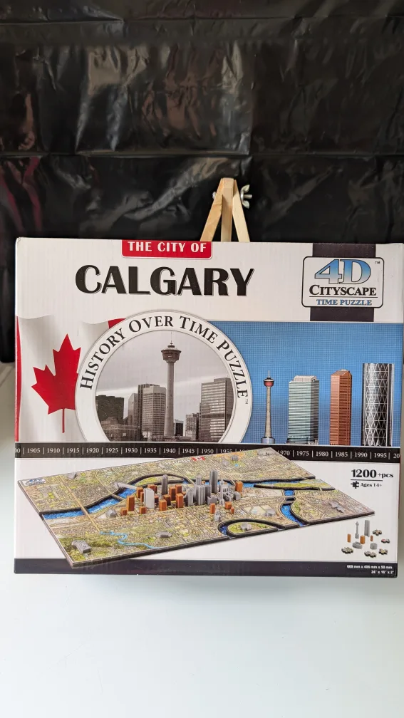 4D Cityscape Calgary History Over Time Puzzle 1200pcs thumbnail
