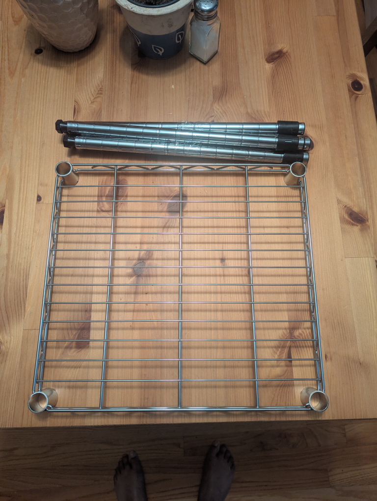 Sturdy Wire Shelving Unit - photo 2
